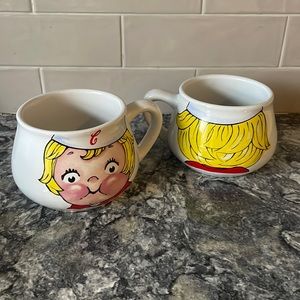 Campbell’s Soup Mugs, Set of 2, Vintage / Retro, Great Condition!